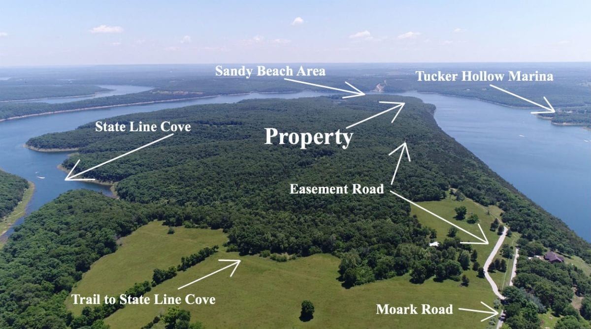 3.504 Acre tract at Tucker Hollow Cove on Bull Shoals Lake! IDTS56